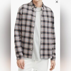 AllSaints Men's Ventana Check Relaxed Fit Button-Up Shirt